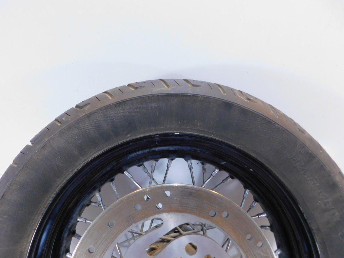 2007 Harley Davidson Sportster XL1200N 16" Black Laced Rear Wheel Rim & Tire - C3 Cycle