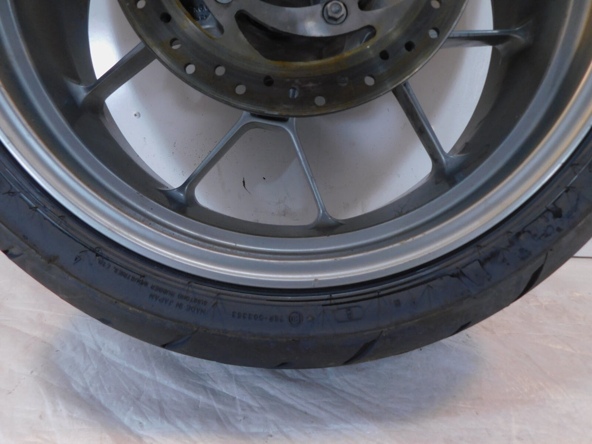 2007 2008 2009 Aprilia Shiver 750 SL750 Gray Rear Wheel Rim & Brake Rotor - C3 Cycle