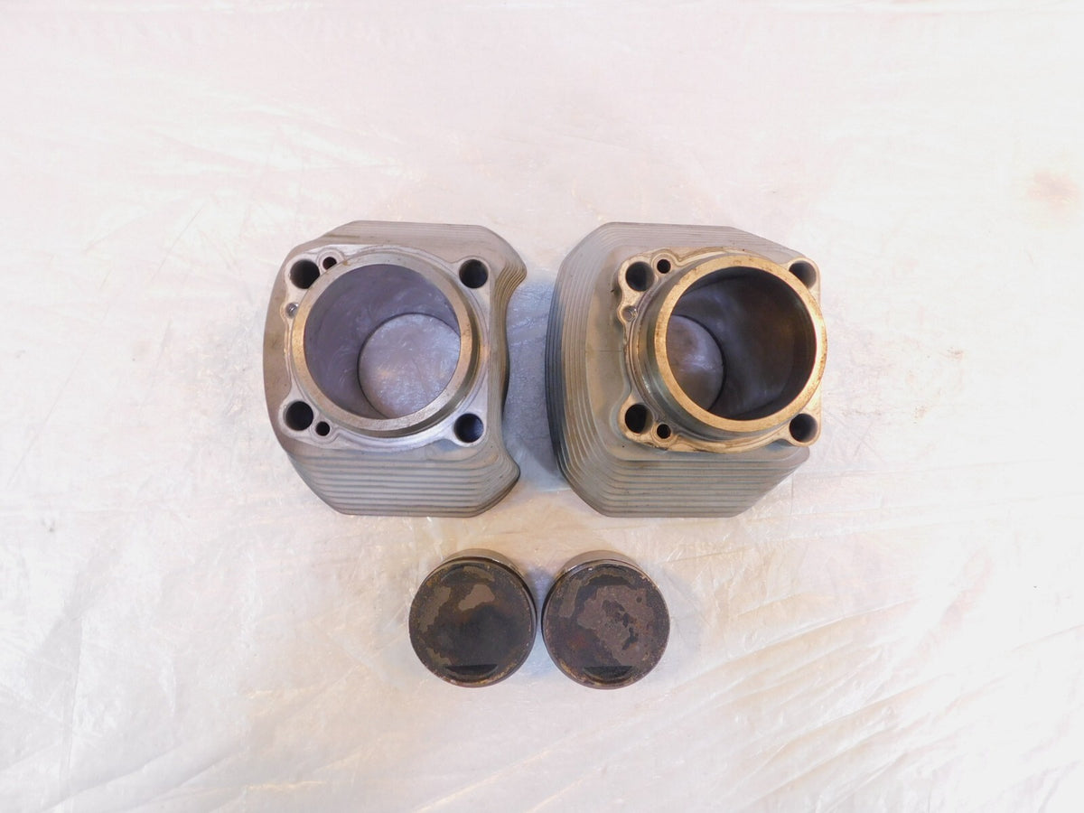 Harley Davidson Sportster 883 Custom & Low Silver Cylinders Barrels w/ Pistons - C3 Cycle