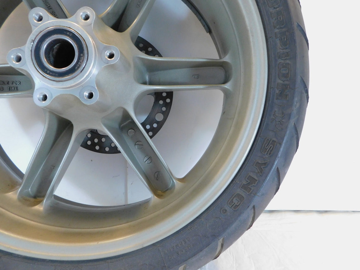 2007-2009 Buell XB XB12 XB12X Ulysses Cast 6 Spoke Rear Wheel Rim Tire & Rotor - C3 Cycle
