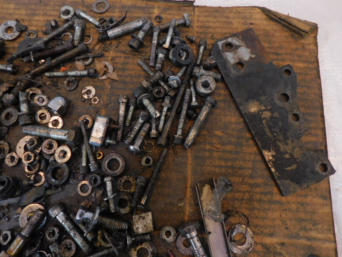 98 Harley Davidson Dyna Wide Glide FXDWG Engine Nut Bolt Brackets Parts Box Lot - C3 Cycle