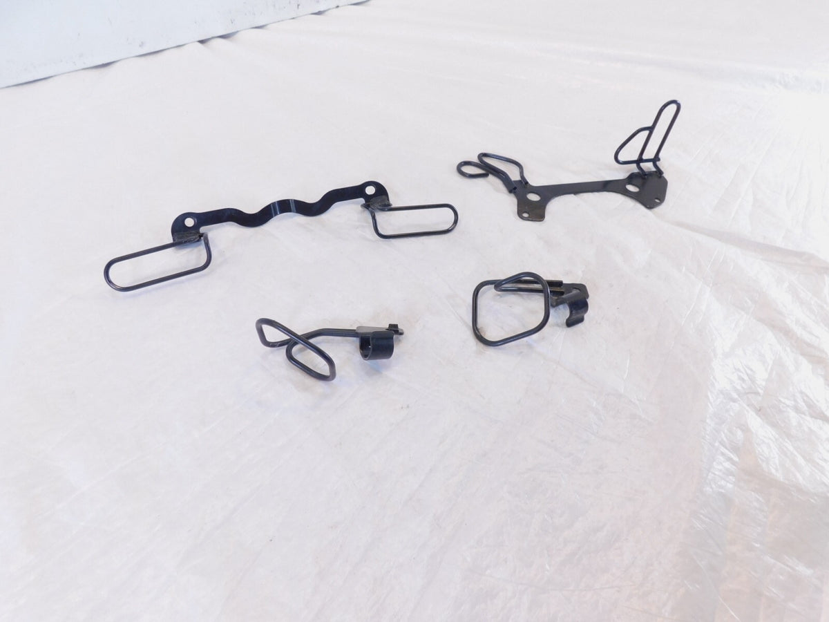 Yamaha V-Star 1100 XVS1100 Classic Silverado Cable Hose & Wire Guide Bracket Lot - C3 Cycle