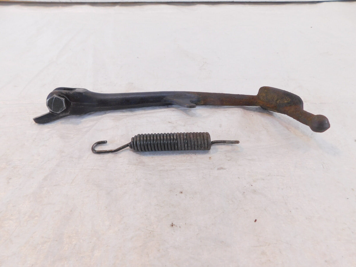 1982 82 Yamaha XJ750 Maxim 750 Black Kick Side Stand Kickstand Prop w/ Spring - C3 Cycle