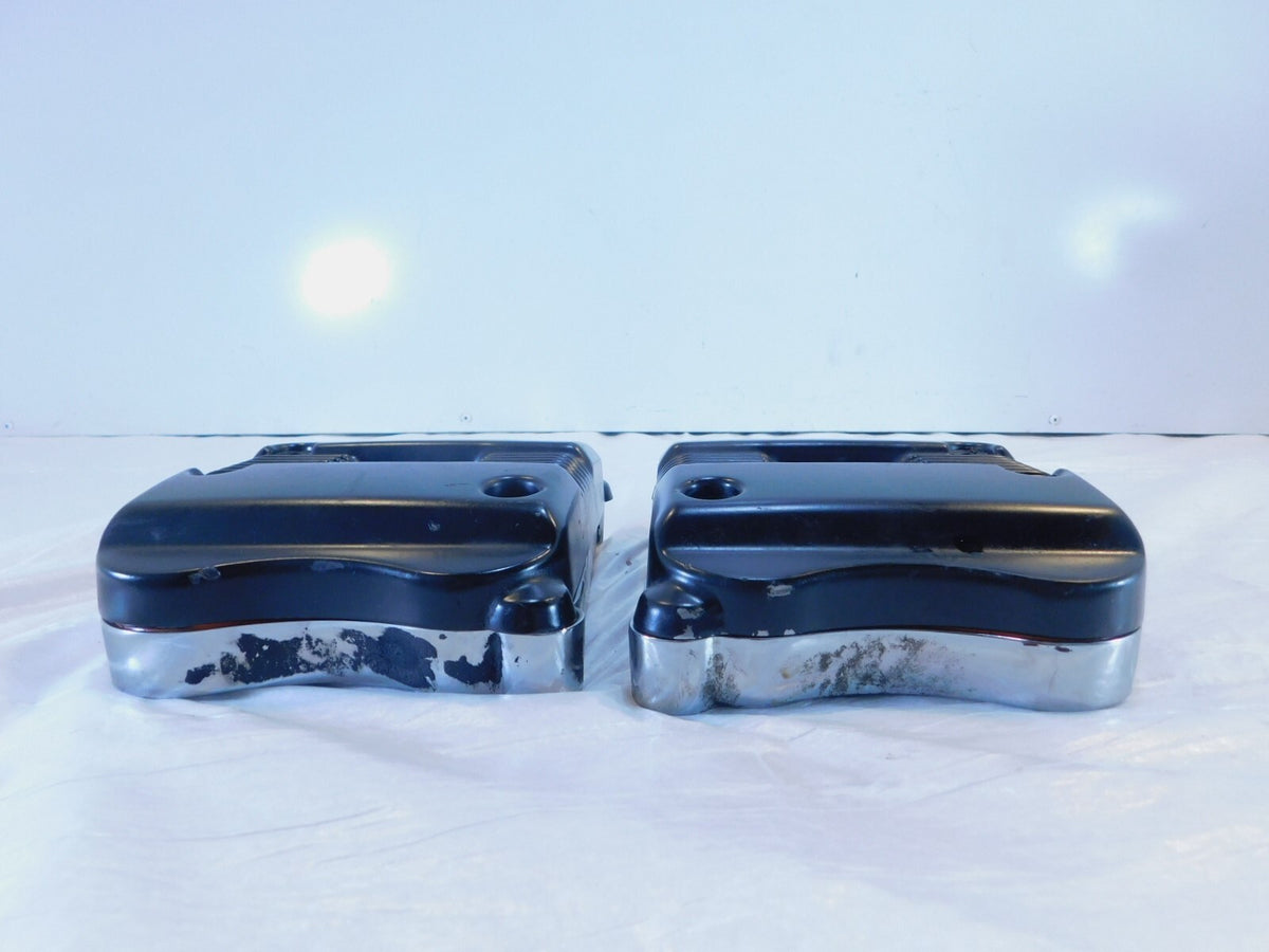 Harley Davidson Sportster 883 & 1200 Black Cylinder Head Cover Rocker Boxes - C3 Cycle