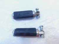 Harley Touring Dyna Sportster & Softail ISO Chrome & Rubber Footpeg Footrests