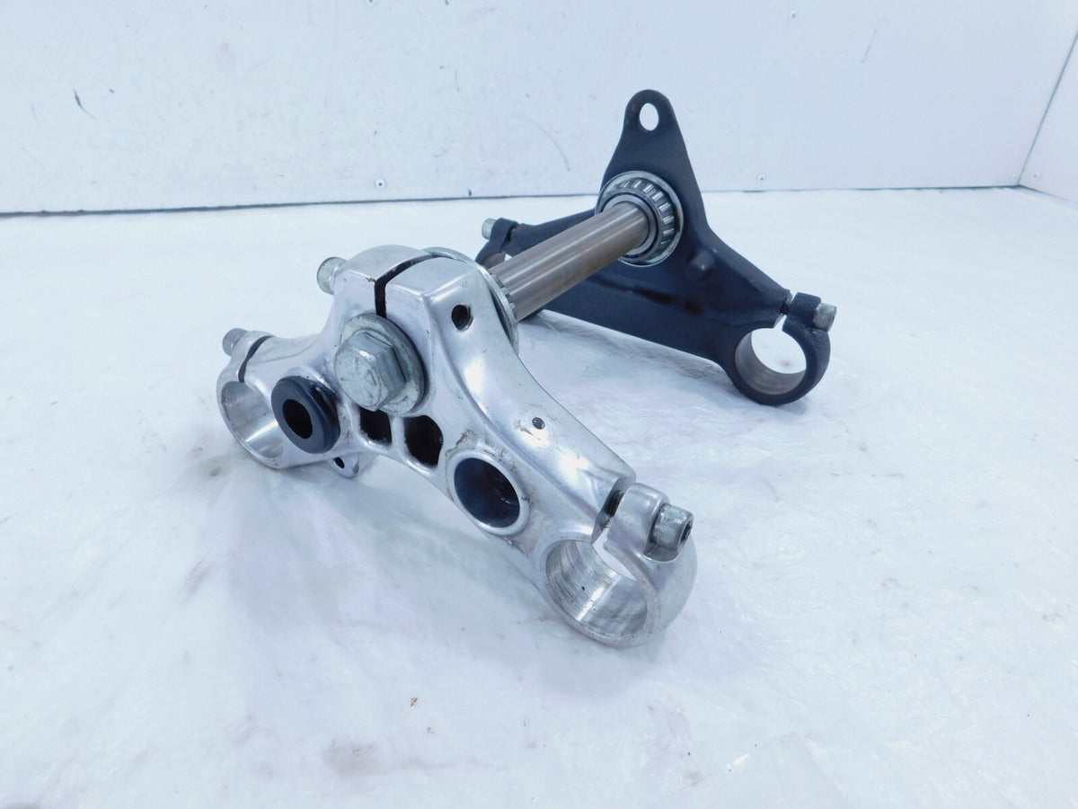 Harley Sportster 883 Front Fork Bracket Triple Tree Steering Stem & Brackets - C3 Cycle