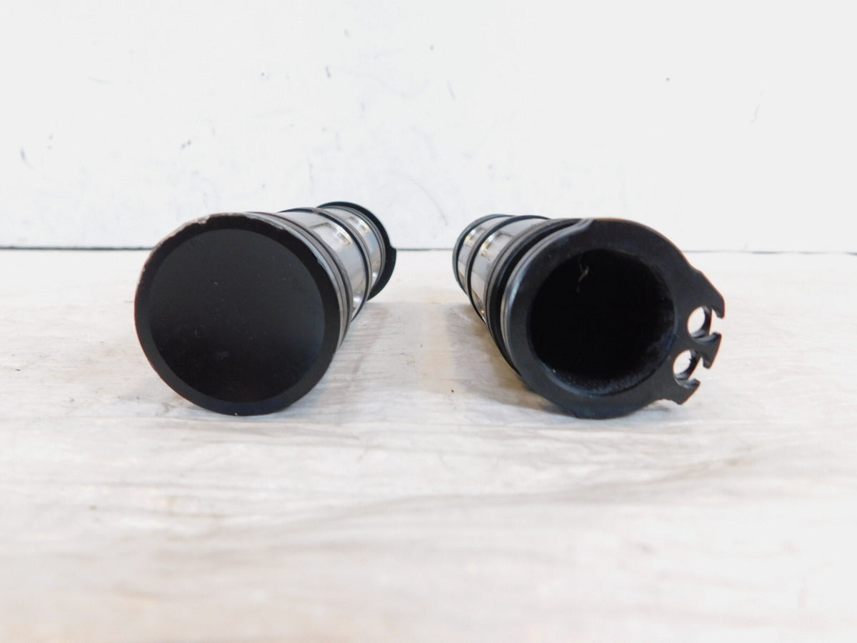 Harley Davidson Dyna Sportster Softail Black Left & Right Handlebar Hand Grips - C3 Cycle