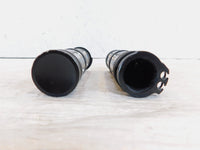 Harley Davidson Dyna Sportster Softail Black Left & Right Handlebar Hand Grips - C3 Cycle