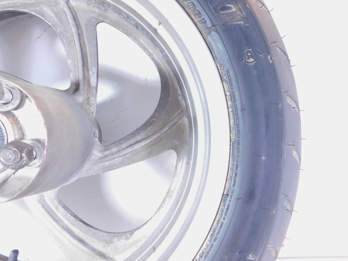 08-09 Victory Vision Premium Ness & Touring Silver Cast Rear Wheel Rim & Tire - C3 Cycle