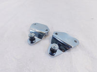 09-13 Harley Davidson Road & Street Glide Chrome Sissybar Docking Mount Brackets - C3 Cycle