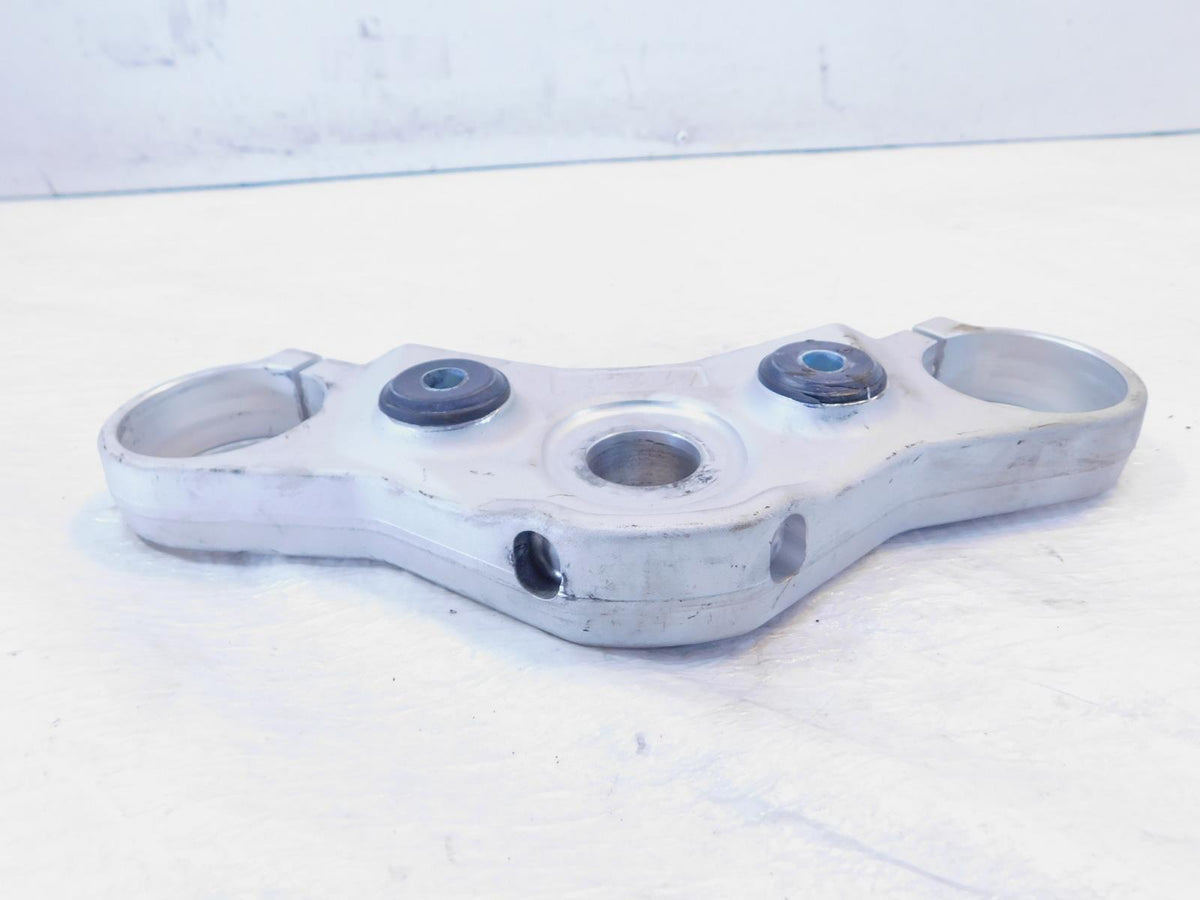 2013 2014 2015 KTM 690 Duke Silver Front Fork Bridge Upper Triple Tree Brace - C3 Cycle