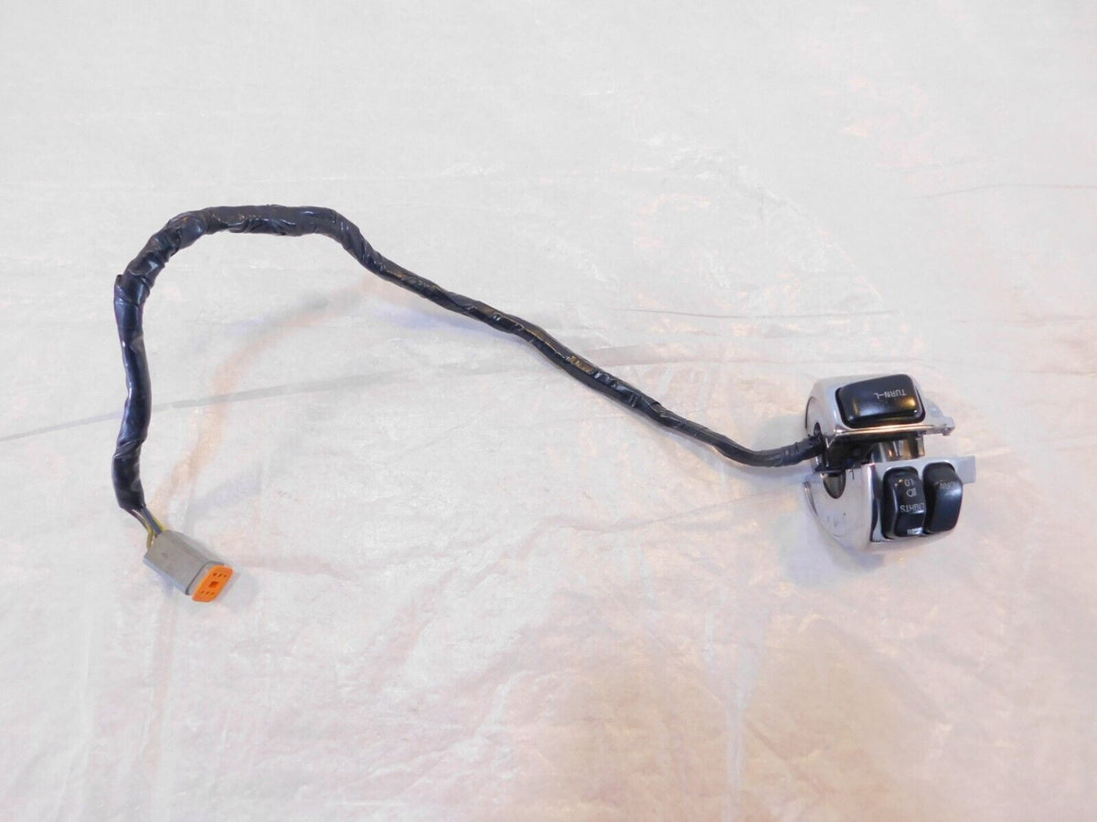 Harley Davidson Softail Dyna Sportster Left Handlebar Horn Turn Signal Switches - C3 Cycle