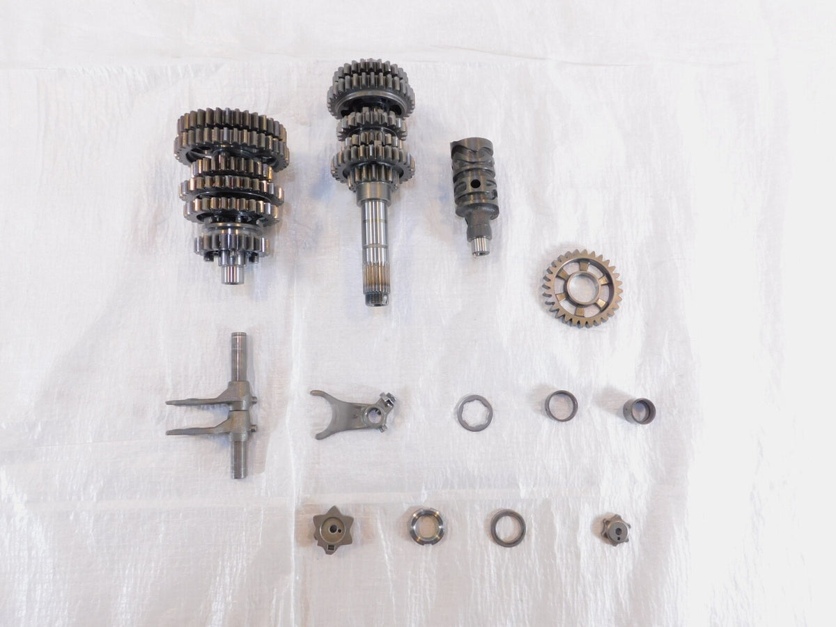 1986 86 Honda VT700 VT700C Shadow 700 Transmission Gears Shafts & Shift Forks - C3 Cycle