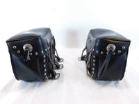 2001 01 Yamaha V-Star 650 Classic Saddlemen Rear Left/Right Luggage Saddlebags