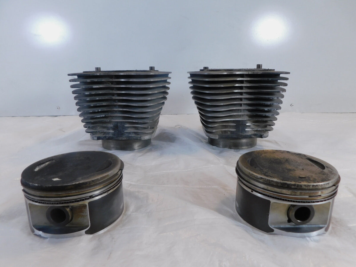 Harley Davidson Twin Cam Touring Dyna & Softail Engine Pistons & Black Cylinders - C3 Cycle