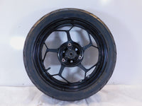 2013-2017 Kawasaki Ninja 300 EX300 Black Back Rear Wheel Rim w/ Cush Hub - C3 Cycle