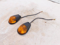 1985-07 Yamaha V-Max VMX12 VMX1200 Amber Rear Left/Right Turn Signal Indicators - C3 Cycle