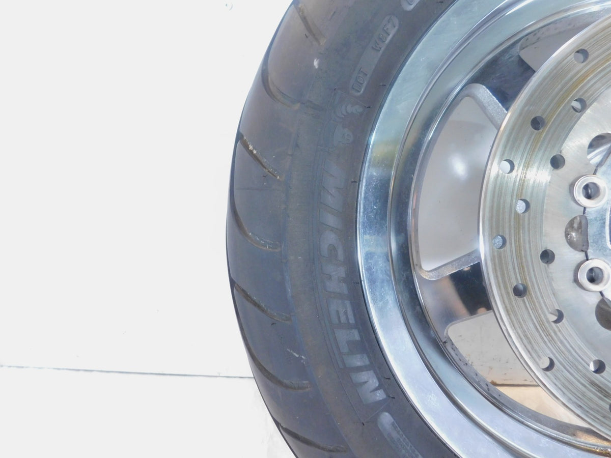 Harley Davidson Touring Road Street & Electra Glide Chrome Rear Wheel Rim & Tire - C3 Cycle