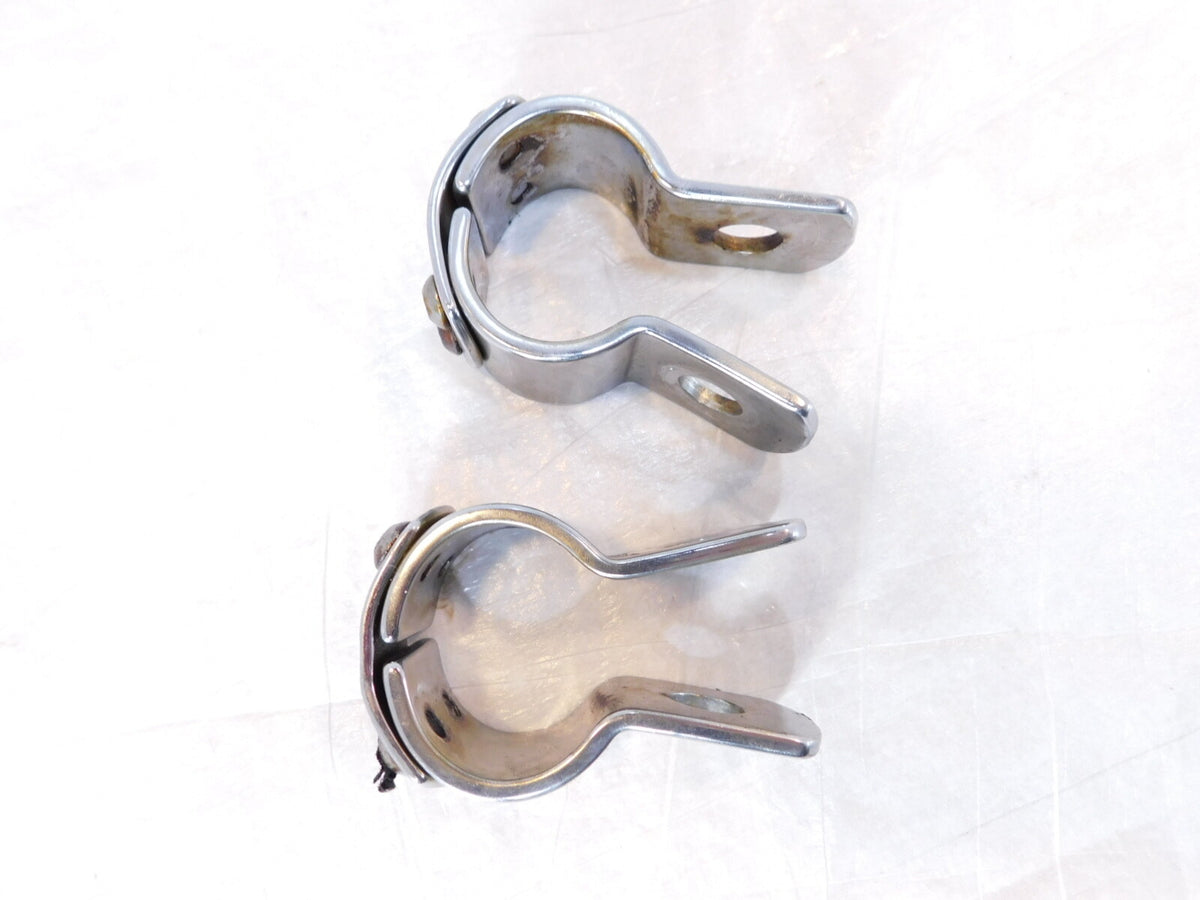 Harley Electra Glide & Road King Highway Footrest Footpeg Mount Clamp Brackets - C3 Cycle