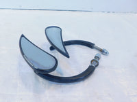 Harley Dyna Sportster Softail FXR & Sportster Front Black Rear View Mirror - Set - C3 Cycle