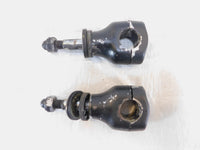 Yamaha Road Star Silverado V-Star 650 1100 Black Handlebar Riser Mount Clamps - C3 Cycle