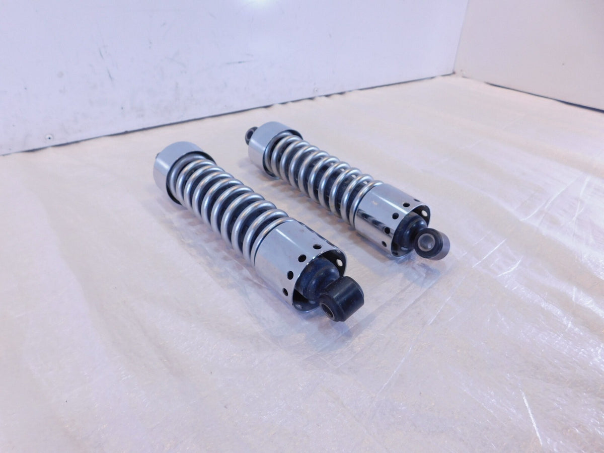 Harley Davidson Dyna Wide Glide & Street Bob Chrome Rear Shock Absorbers 12" - C3 Cycle