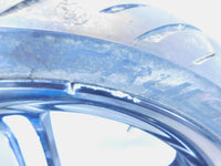 2001 Titan Phoenix ZRM ZSX Softail EVO Black Cast Front Wheel Rim & Tire Damaged - C3 Cycle