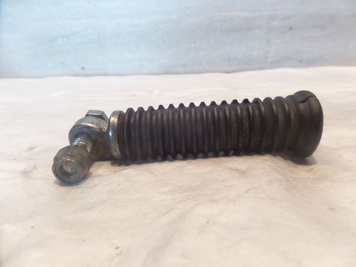 Harley Touring V-Rod Dyna Sportster Softail FXR Black Rubber Footpegs Footrest - C3 Cycle