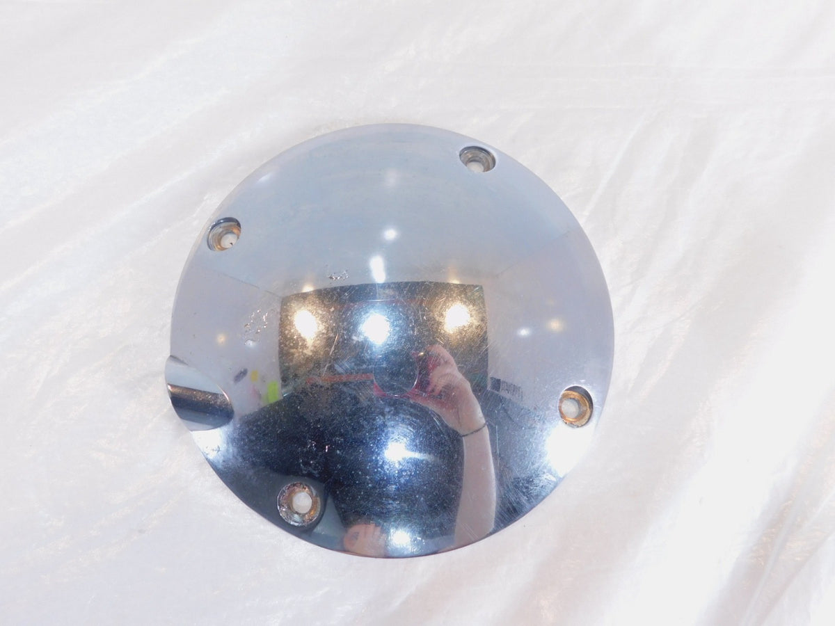 Harley Davidson Sportster 883 1200 Chrome Left Engine Motor Clutch Derby Cover - C3 Cycle