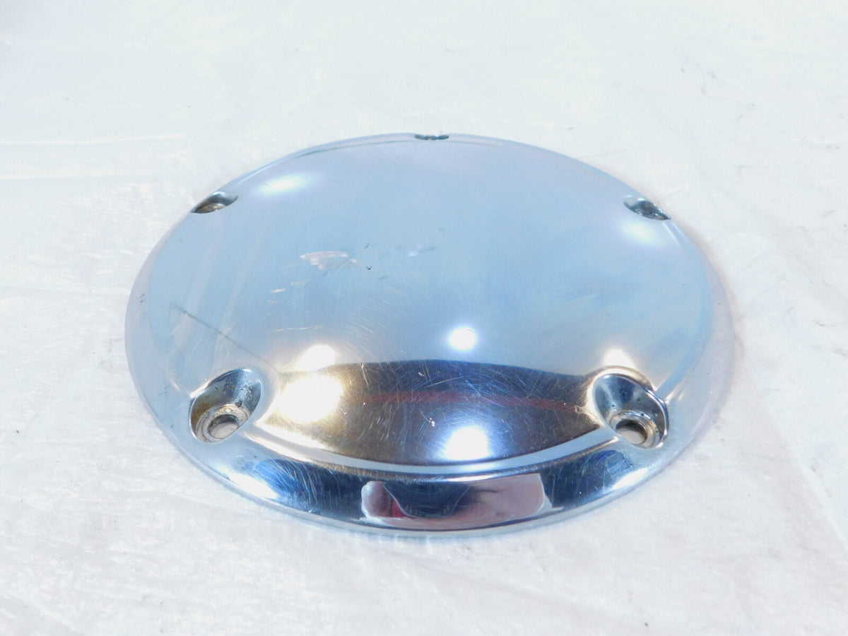 Harley Davidson Twin Cam Touring Dyna Softail Chrome Derby Clutch Cover 25415-99 - C3 Cycle
