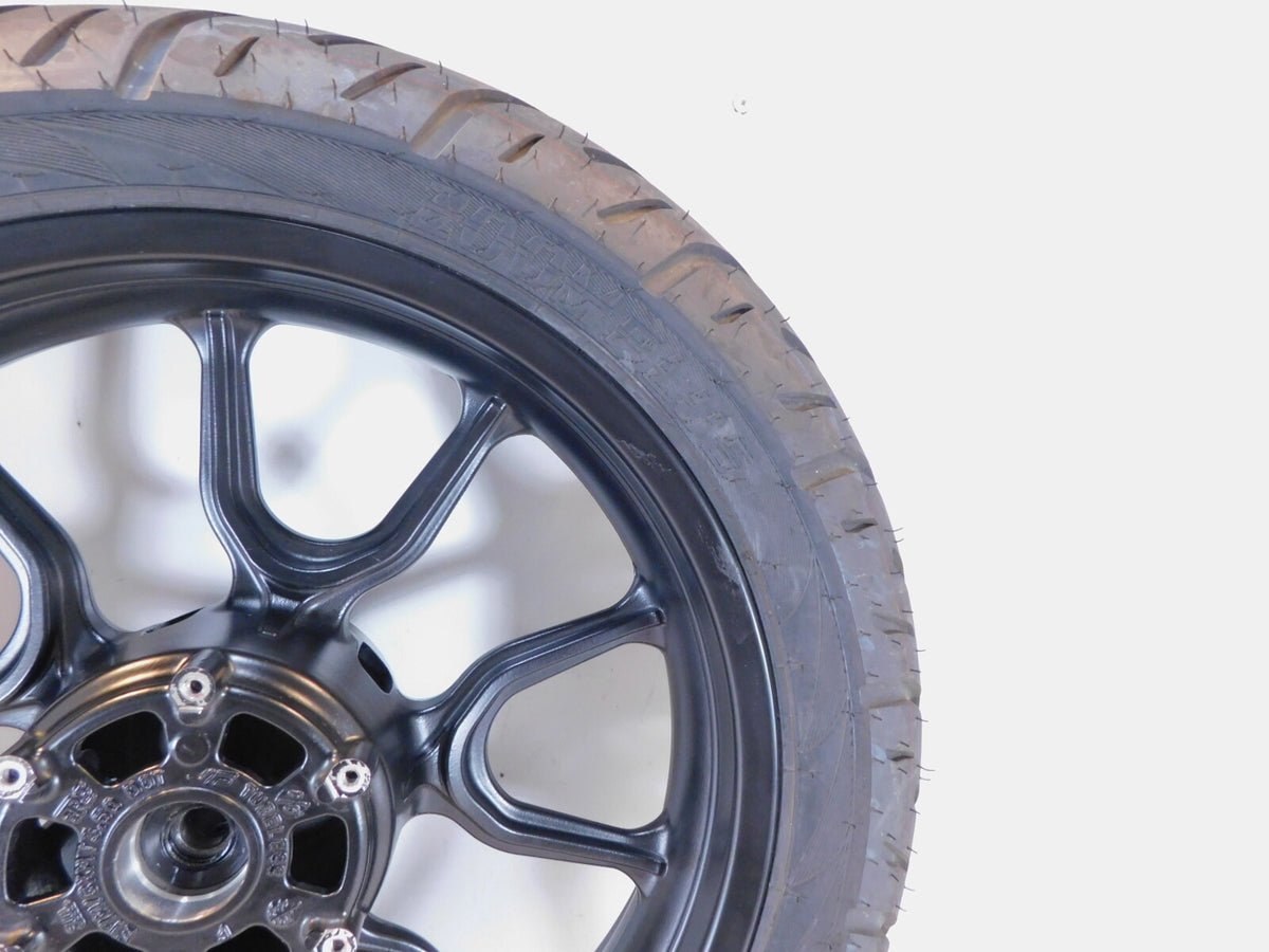 Royal Enfield Meteor 350 Stellar Euro 5 Black Rear Wheel Rim & Tire 17" x 3.5" - C3 Cycle