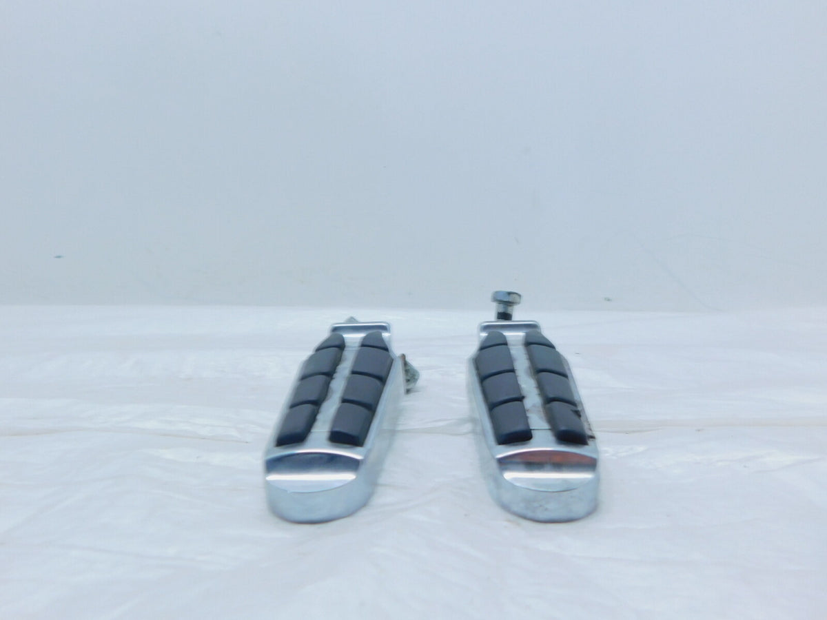 Harley Davidson Touring FXR Dyna Sportster & Softail Chrome Footpegs Footrests - C3 Cycle