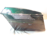 Harley Davidson Road King Street & Electra Glide Green & Black Left Saddlebag - C3 Cycle