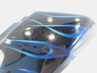 Harley Road Glide & Electra Glide Ultra Classic Right Blue Flames Side Cover - C3 Cycle