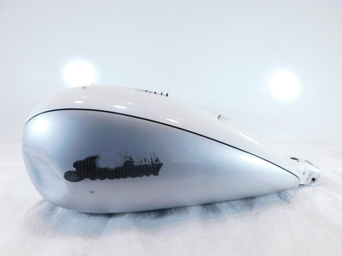 18-19 Indian Roadmaster Elite White & Silver Fuel Gas Petrol Tank Reservoir Cell - C3 Cycle