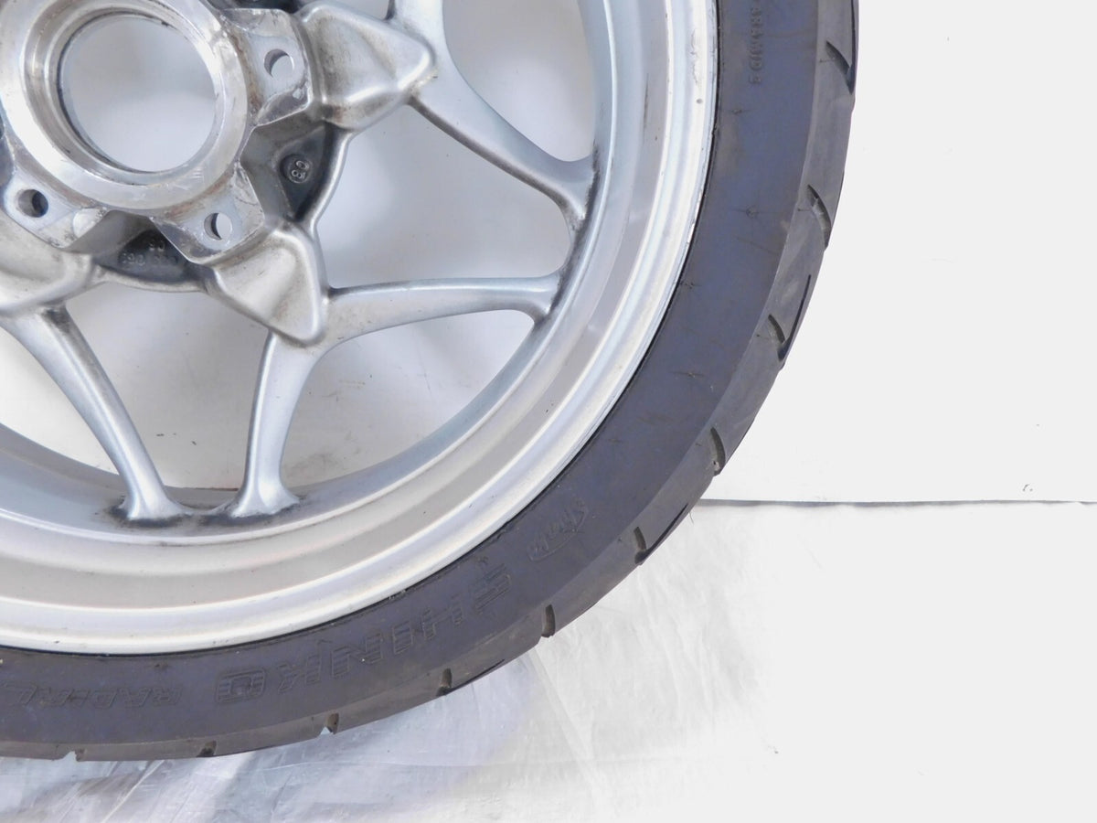 2005-2013 BMW R1200RT R1200ST R1200 RT ST R900RT Silver Back Rear Wheel & Tire