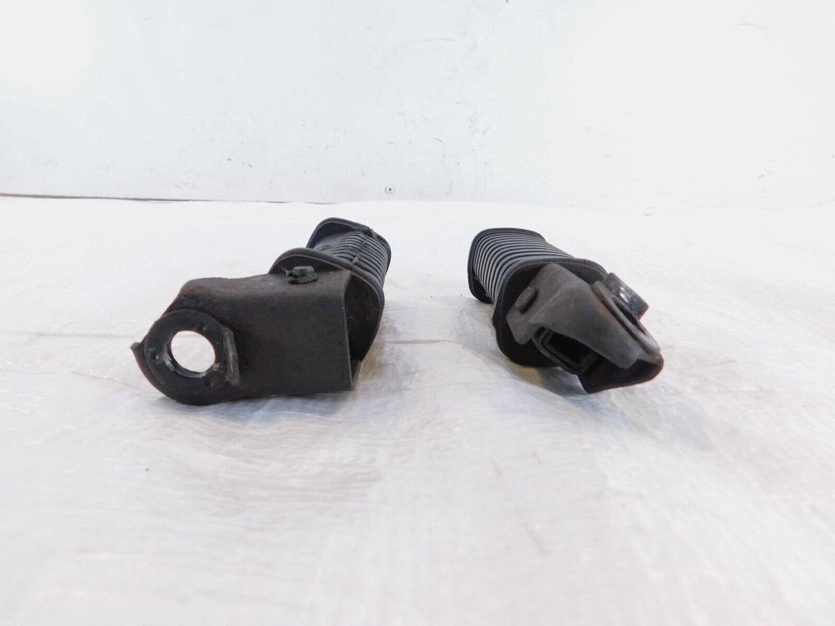Harley Davidson Sportster 883 1200 Black Rear Passenger Footpegs & Brackets - C3 Cycle