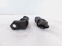 Harley Davidson Sportster 883 1200 Black Rear Passenger Footpegs & Brackets - C3 Cycle