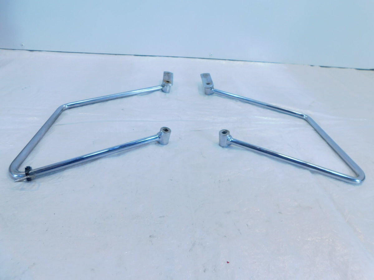 1999 Kawasaki Vulcan 1500 Classic Rear Back Saddlebag Mounting Brackets Chrome - C3 Cycle