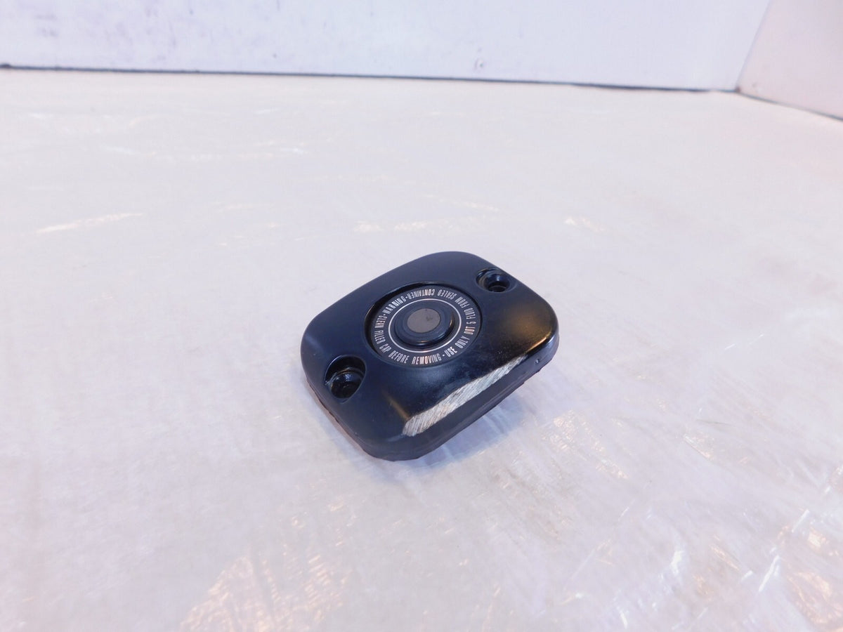 Harley Sportster Softail & Dyna Front Brake Master Cylinder Black Cover Cap Lid - C3 Cycle