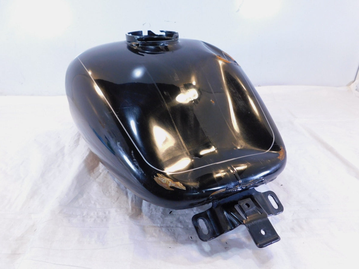 Harley Davidson Road Street & Electra Glide Black Fuel Gas Petrol Tank -Dented - C3 Cycle