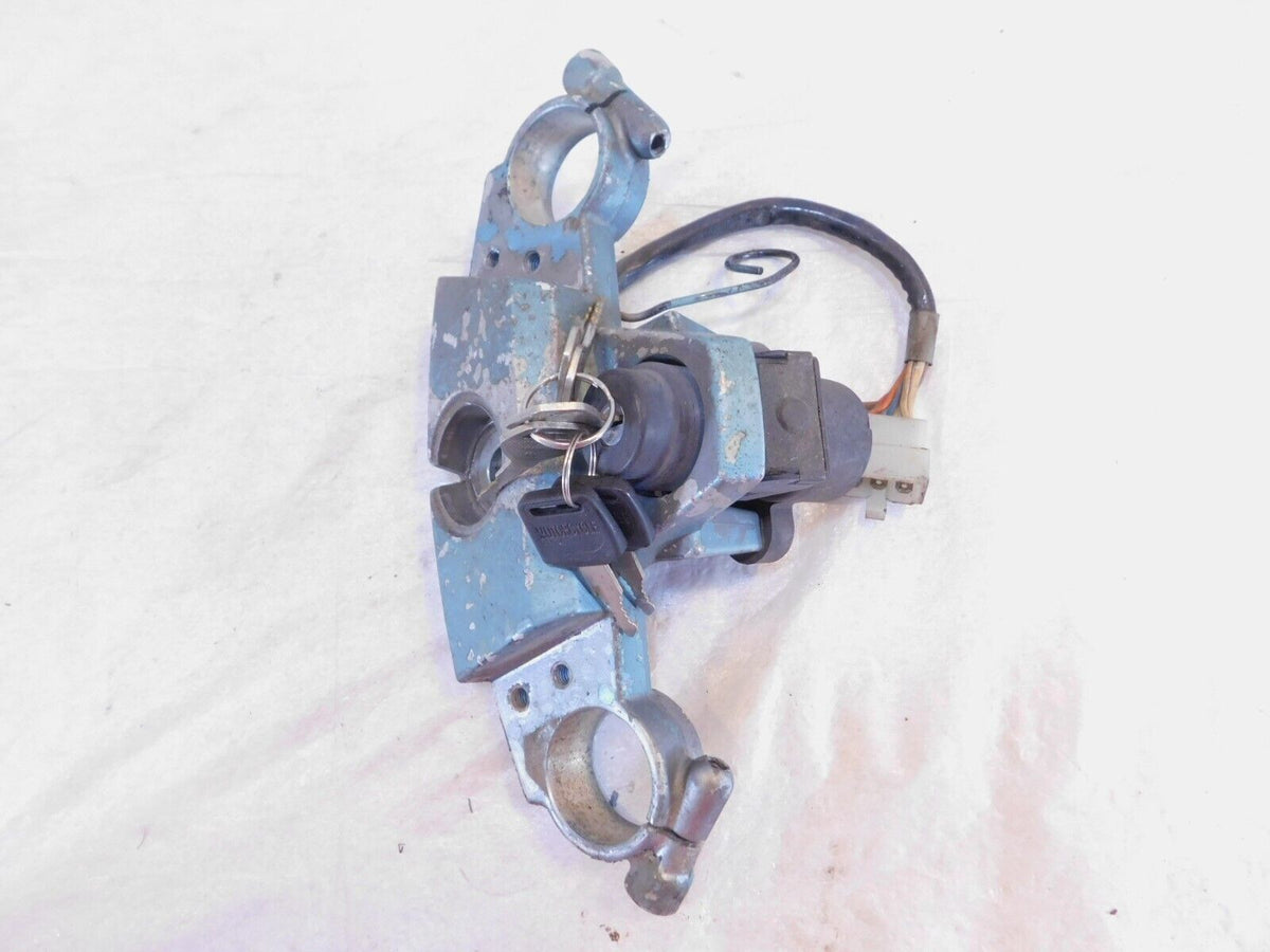 Kawasaki Ninja ZX6 ZX600D Front Fork Upper Triple Tree Bracket & Ignition Switch - C3 Cycle