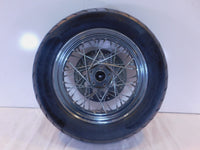2000 2001 2002 & 2003 Indian Gilroy Scout Chrome Laced Rear Wheel Rim - Bent - C3 Cycle