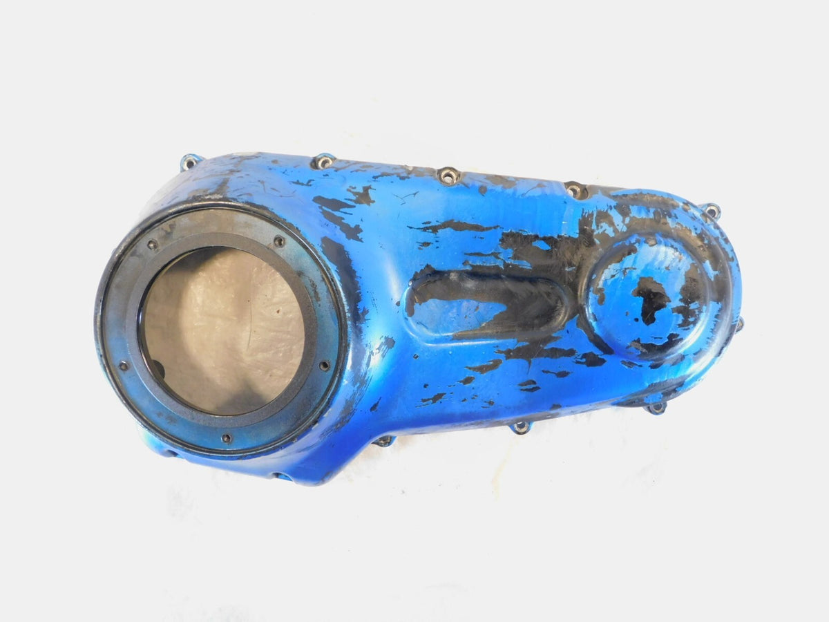Harley Davidson Softail Blue Left Engine Motor Primary Chain & Clutch Cover - C3 Cycle