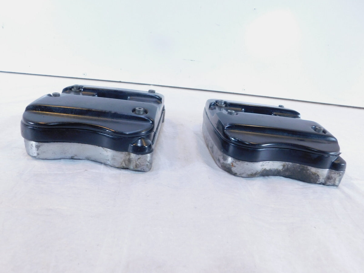 Harley Davidson Sportster 883 1100 1200 Black Cylinder Head Cover Rocker Boxes - C3 Cycle