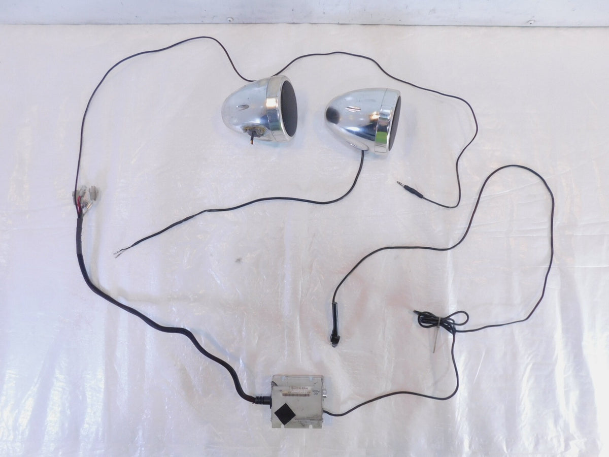 Harley Davidson Softail Dyna Sportster Boss Audio Systems Chrome Speaker System - C3 Cycle