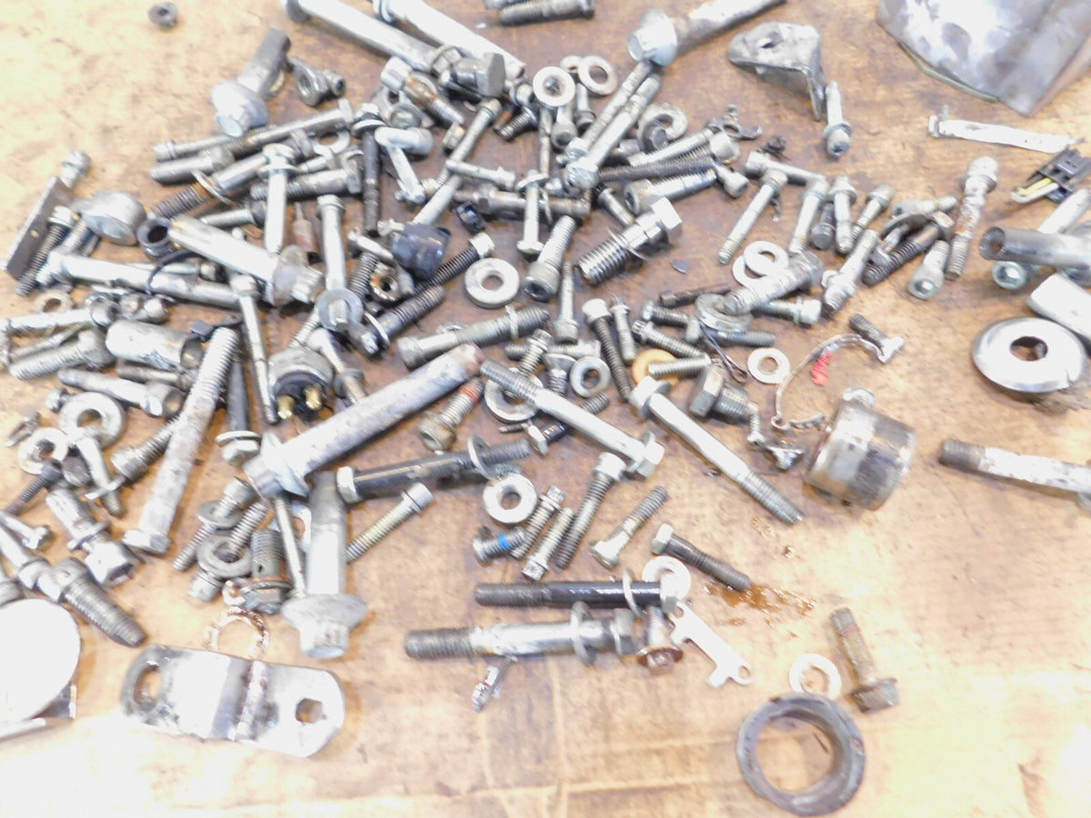 98 Harley Davidson Dyna Wide Glide FXDWG Engine Nut Bolt Brackets Parts Box Lot - C3 Cycle