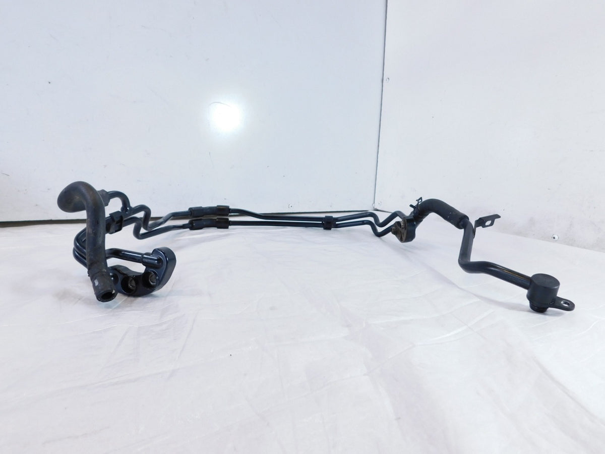 Harley Davidson Softail Fat Boy Milwaukee 8 Engine Motor Oil Cooler Line Pipes - C3 Cycle