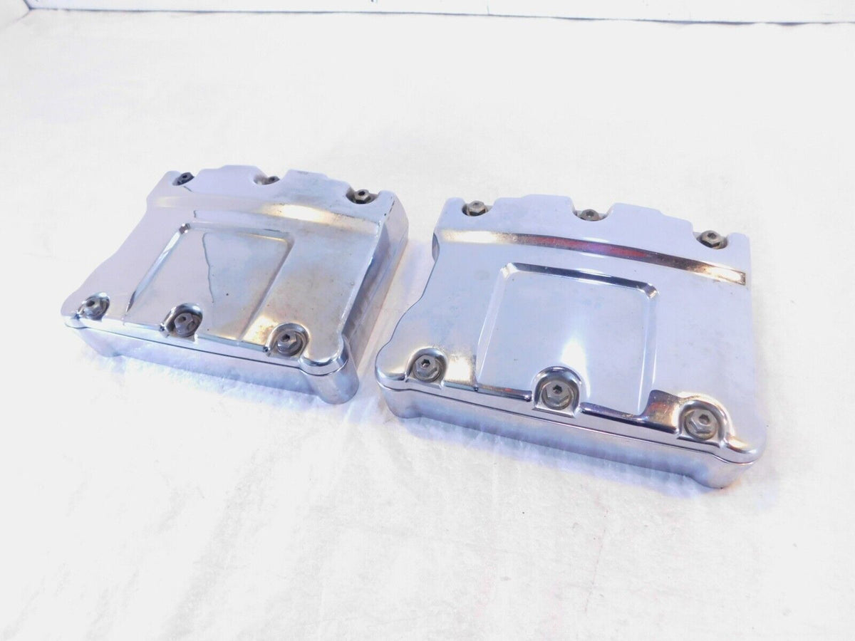 Harley Davidson Street Glide Dyna Softail Chrome Cylinder Head Top Rocker Boxes - C3 Cycle