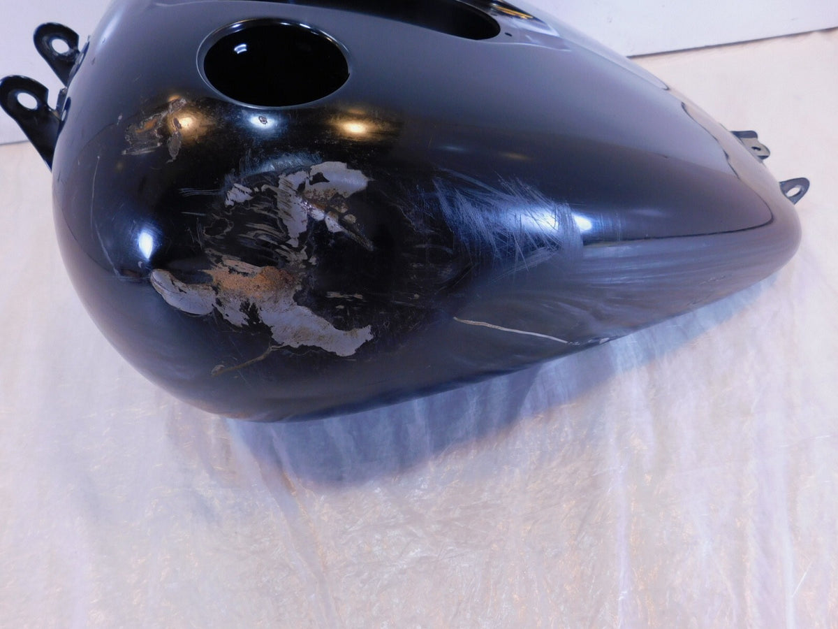 10-17 Harley Davidson Dyna Wide Glide & Street Bob Black Fuel Gas Tank - DENTED - C3 Cycle
